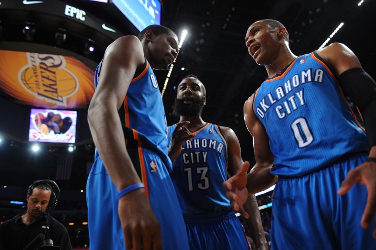 雷霆三少得分全部进入历史前20！他们是NBA历史最大的如果吗？